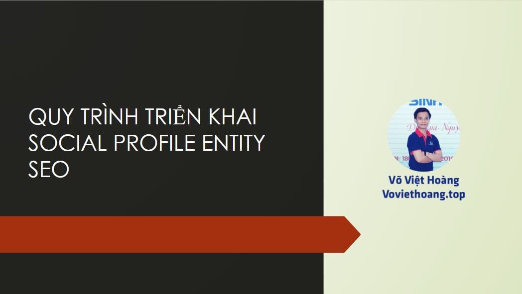 (Slide) Quy Trình Triển Khai Profile Entity – Võ Việt Hoàng SEO