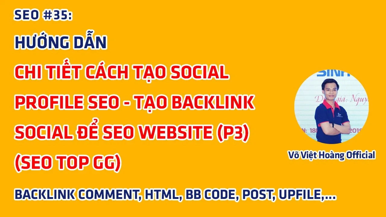 Tạo Social Profile Entity – Backlink Comment, Post, Upfile (P3)