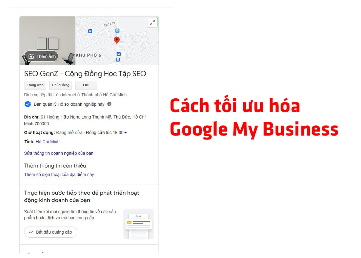 Cách tối ưu hóa Google My Business