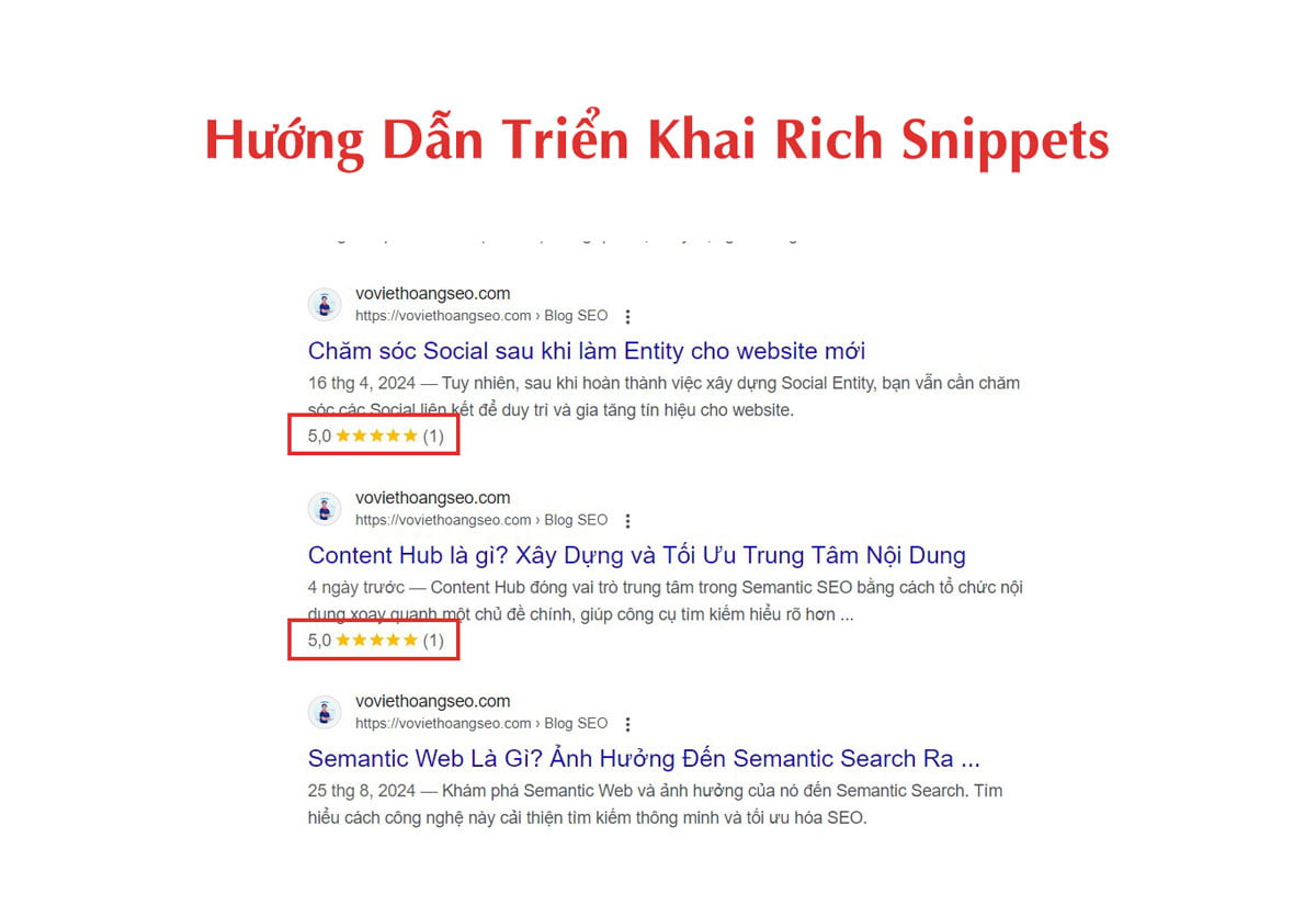 Hướng Dẫn Triển Khai Rich Snippets