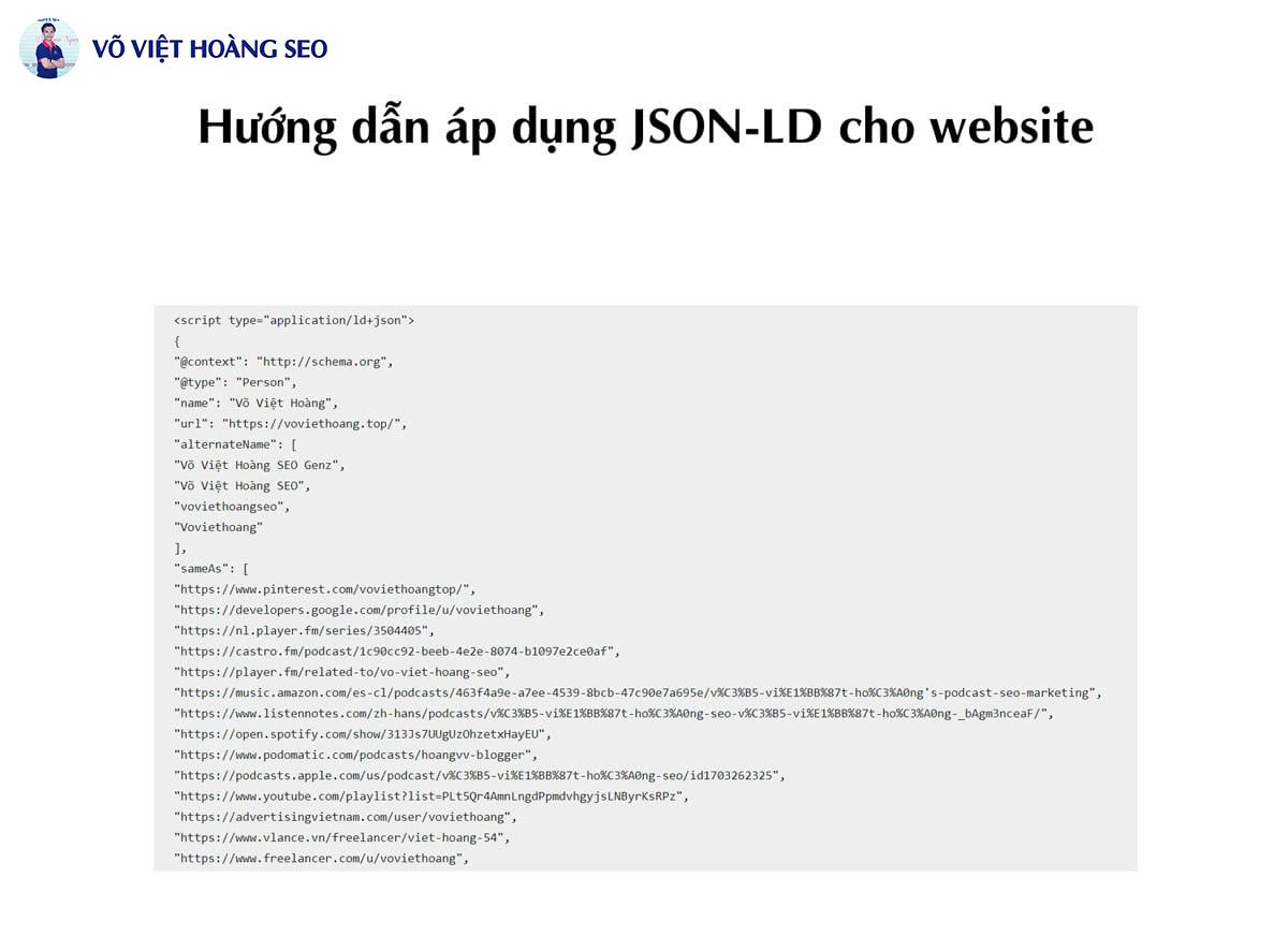 JSON-LD trong Schema SEO là gì? Cách tối ưu JSON-LD SEO