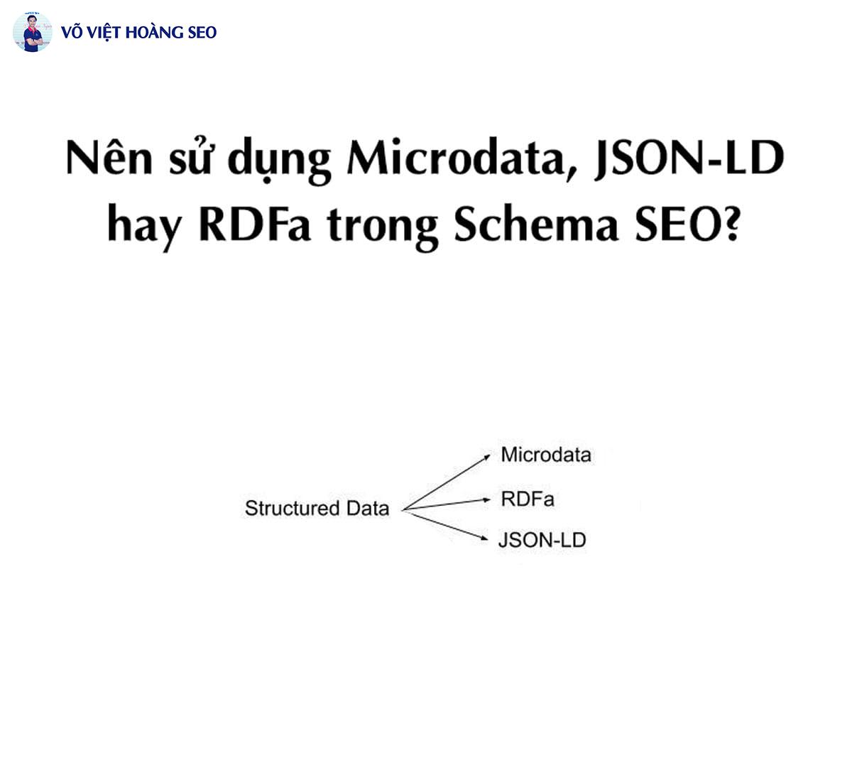 Nên sử dụng Microdata, JSON-LD hay RDFa trong Schema SEO?